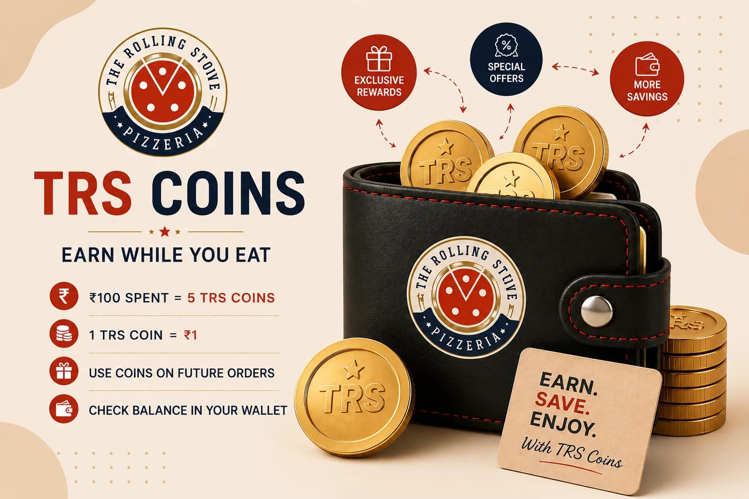 TRS Coins rewards illustration